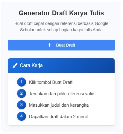 Generator Draft Karya Tulis